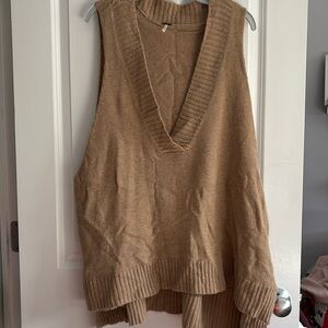 Free People oversized sweater vest